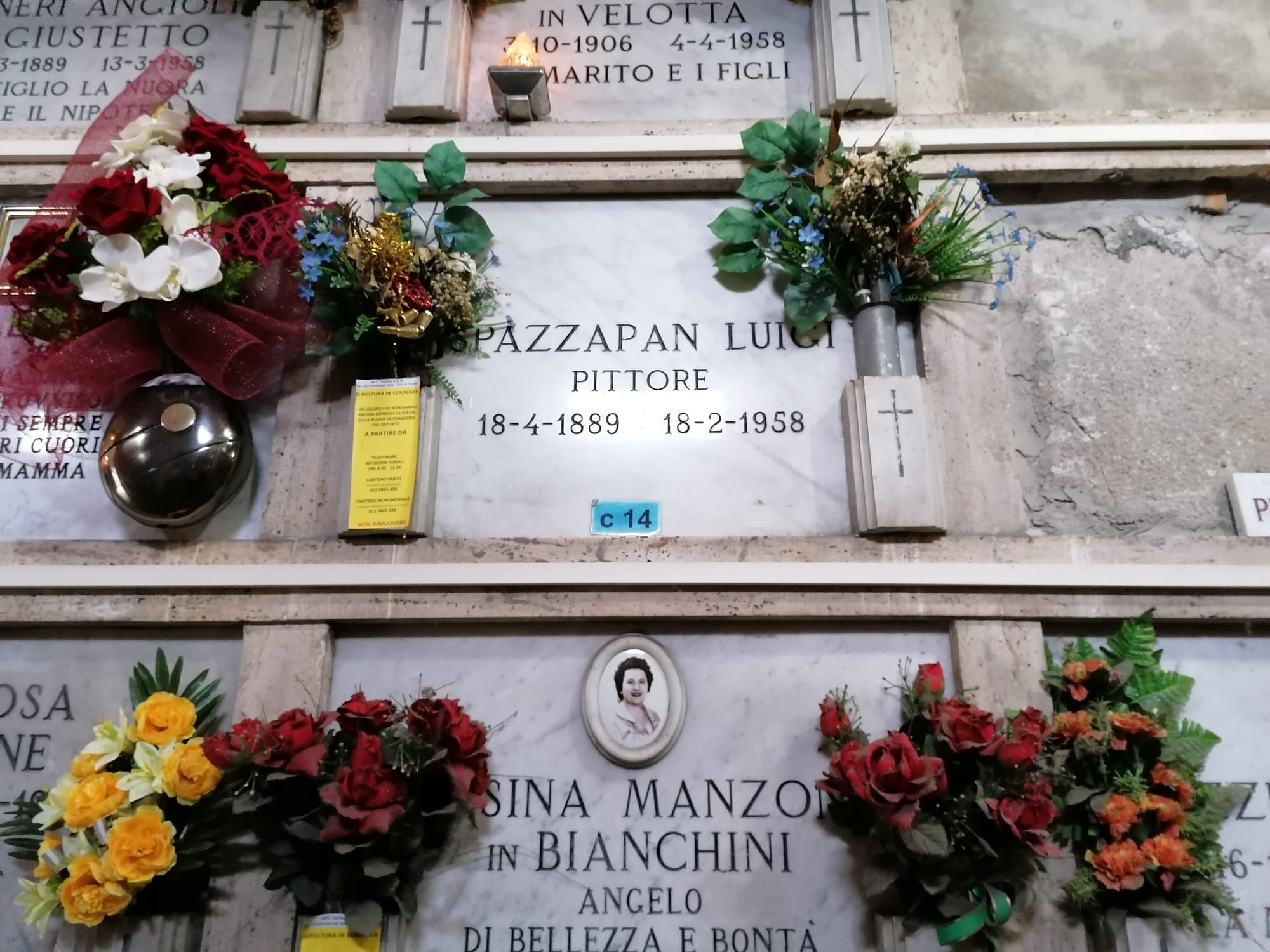 Lojze (Luigi) Špacapan (Spazzapan) Slovenski grobovi